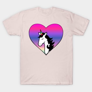 Unicorn Rainbow Sweetheart T-Shirt